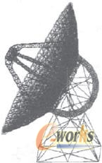 50m天线三维造型CAD/CAE技术应用_v天线_产cad室内吊顶造型图片