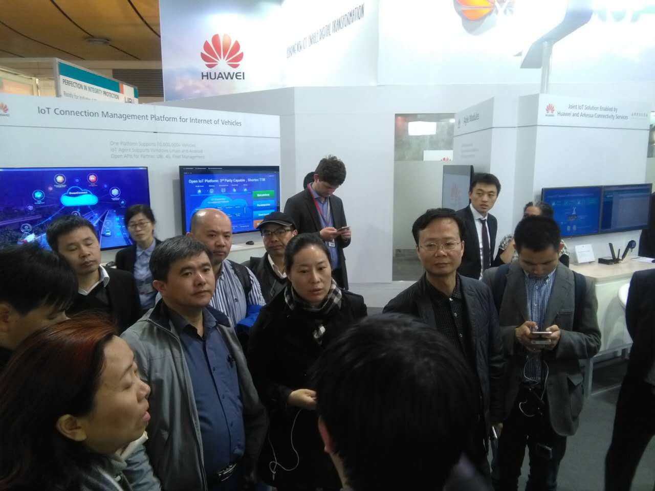 华为展示物联网解决方案