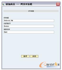 图9-12  输入维度成员的值