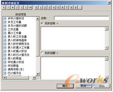 “折旧方法定义”对话框