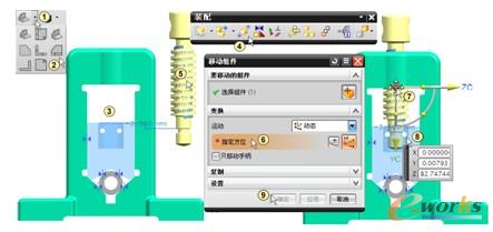选择不同的视图方向以观察模型