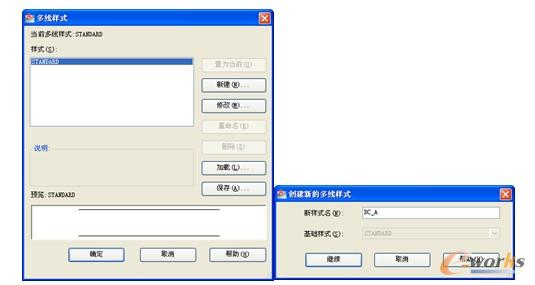 “多线样式”对话框