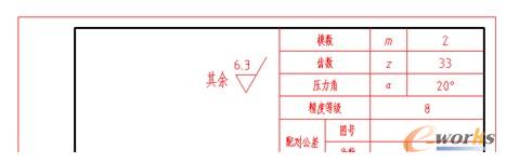 标注其余表面粗糙度