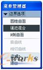 图7-71 “边界选项”菜单