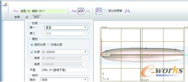 图12-11  设置相切选项