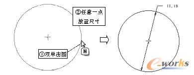标注圆直径