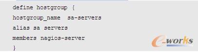 定义主机组配置文件hostgroups.cfg