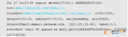 Sendmail 的日志/var/log/maillog