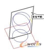 图7-14  选取草绘平面图