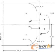 图8-14  草绘截面图
