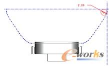 图8-19  草绘截面图