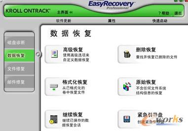  EasyRecovery数据恢复软件数据恢复界面