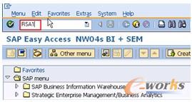 图3-3  T-code：RSA1