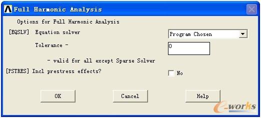 Full Harmonic Analysis对话框