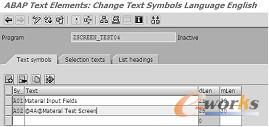 图7-11 Text symbols设置界面