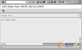图7-43  输出界面中显示所定义GUI title