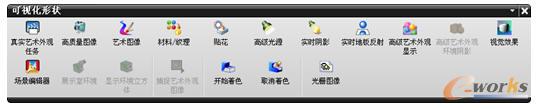 图1-7 “可视化形状”工具栏