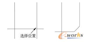 图3-11 “简单倒角”示意图
