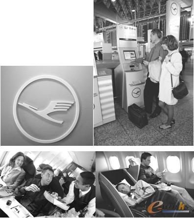 图9.10  德国汉莎航空公司服务形象