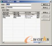 图6-9  “自定义附加信息-修改”对话框