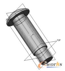 创建的旋转实体特征