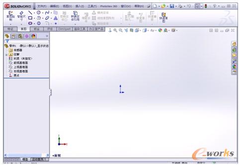 图6  SolidWorks的用户界面
