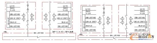  打断线条图