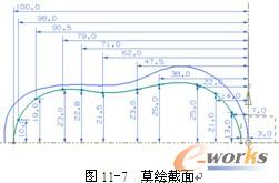 图11-7  草绘截面