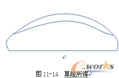 图11-14  草绘所得