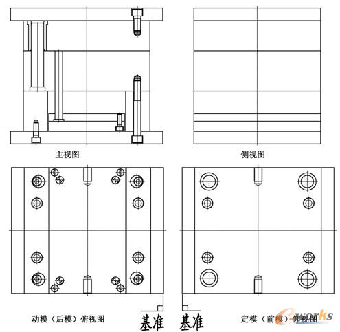 调用的4个视图标准模架