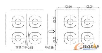 基准图元偏移创建模仁长宽