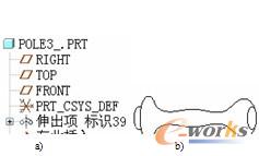 图1-9  用Pro/ENGINEER创建的零件