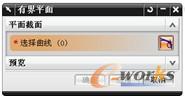 图2-8 【有界平面】对话框