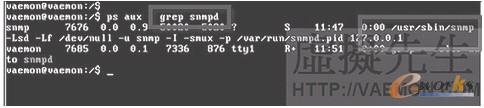 ▲  检视snmpd是否激活