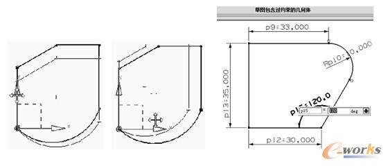 点和曲线移动的一个画面