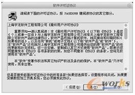 【软件许可证协议】对话框
