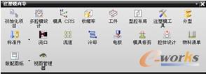 图1-1  【注塑模向导】工具栏