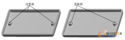 选取边界面