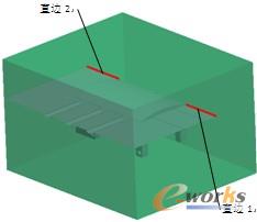 图10-28  选取延伸边和范围参照边