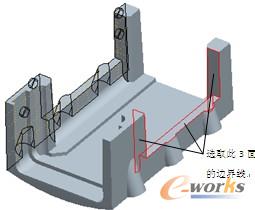 图10-37  选取边界线
