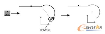 三点弧模式