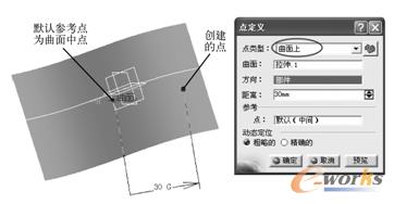创建曲面上的点