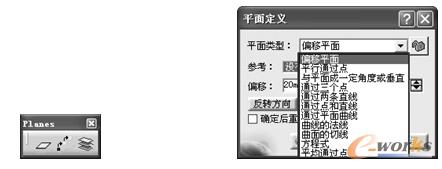  “Planes”工具栏