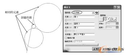  “三切圆”创建圆