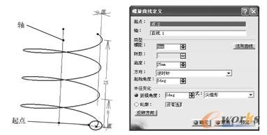 创建螺旋线