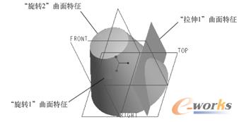 图5-43  文件中的原始曲面模型