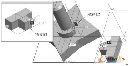 图10-16  指定一对匹配参照面