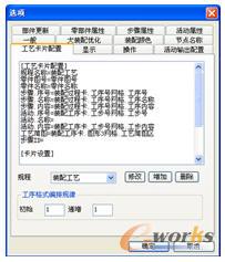 【工艺卡片配置】标签页