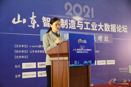 济南市工信局通信网络处副处长王尽晖