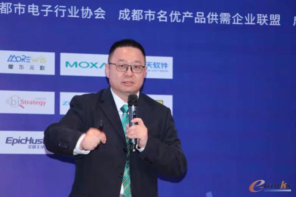 图 11 Moxa智能制造专案主任荣海生